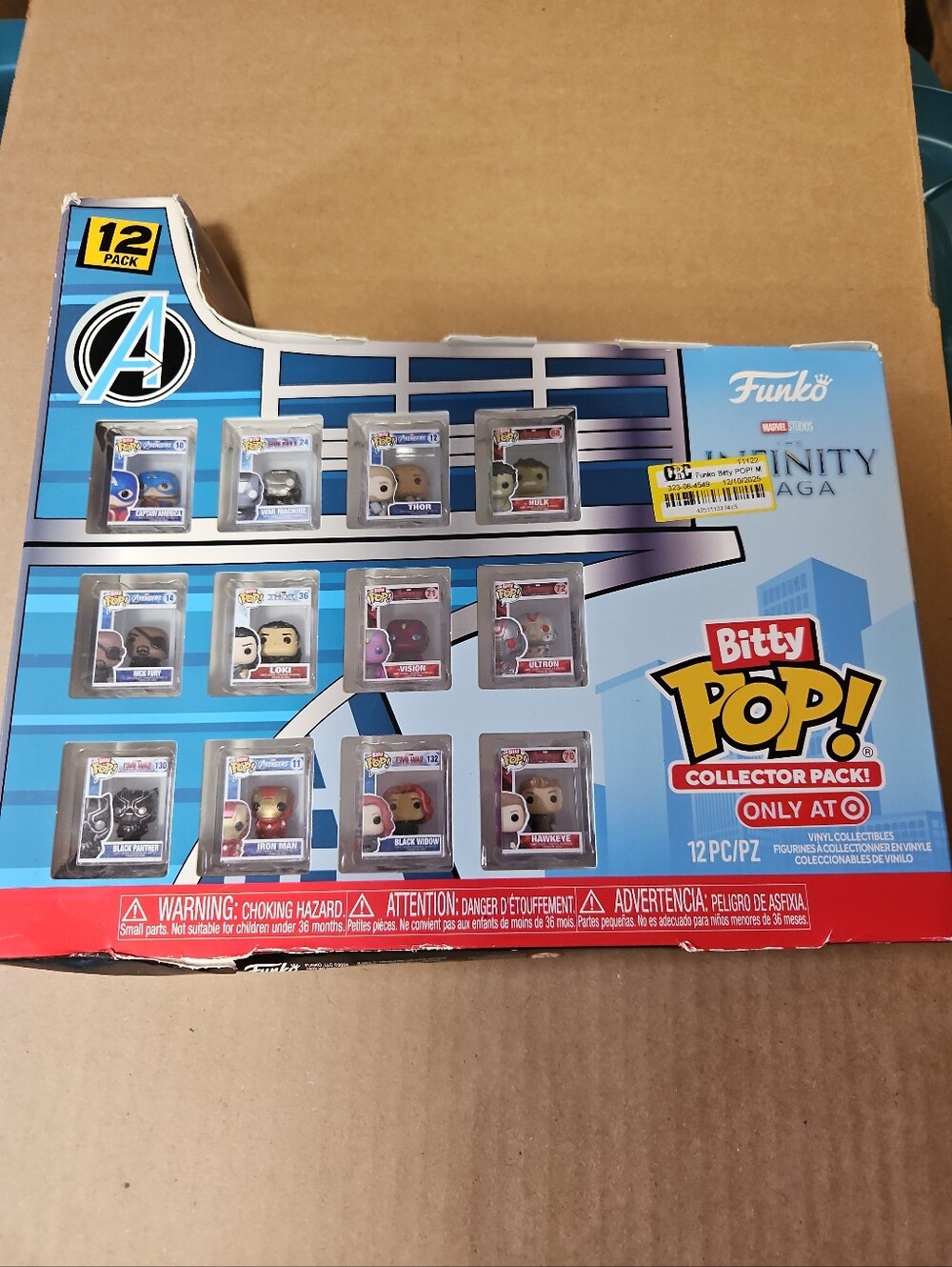 Funko Multiple: Marvel - Bitty Pop! Collector Pack Avengers The Infinity Saga...